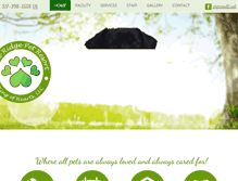 Tablet Screenshot of pineridgepetresort.com